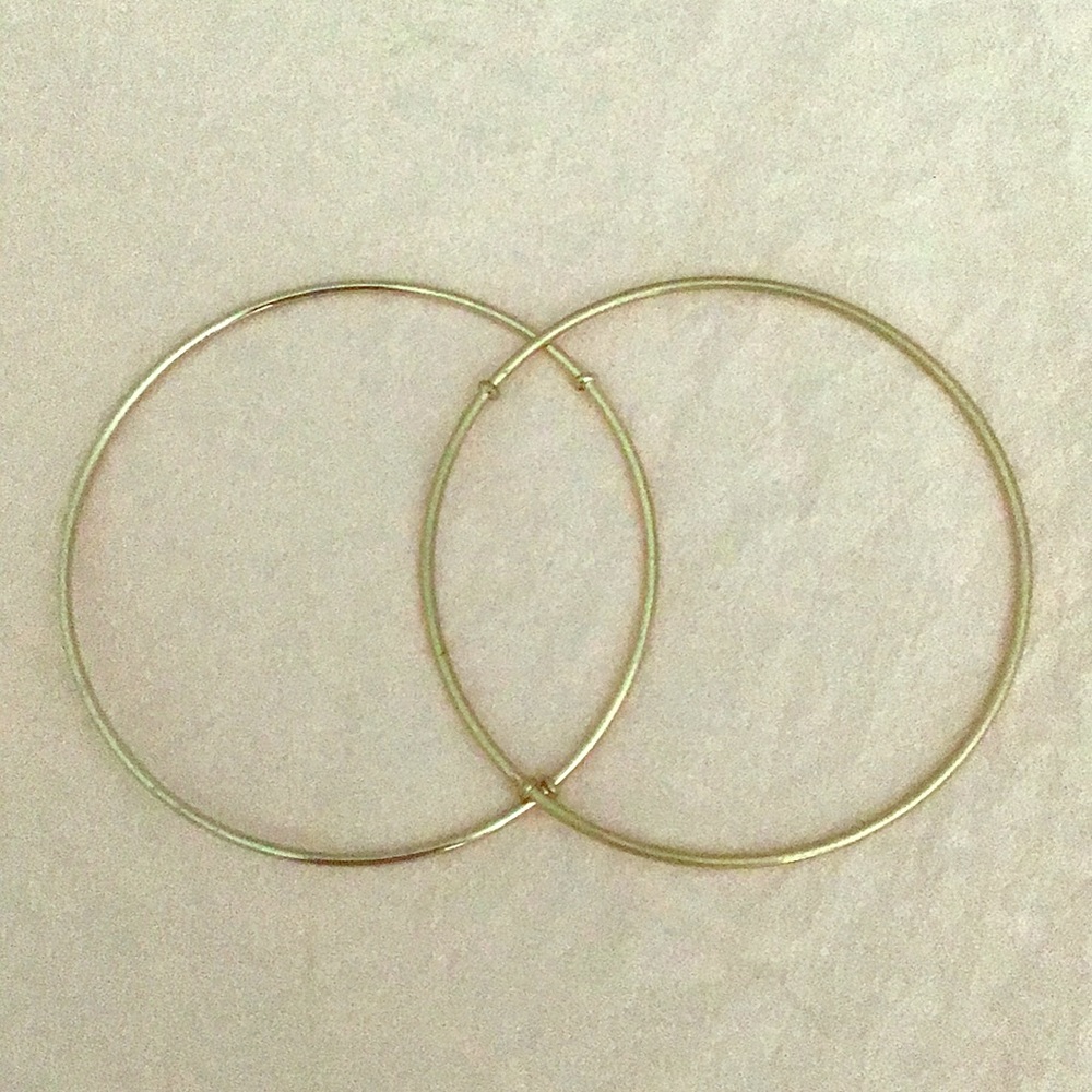 Two fake gold bracelets